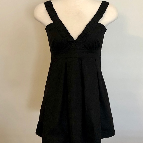 Black Bow-Back Double Zero/Anthropologie Dress - Picture 1 of 15